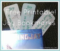 Free Printable Joy Bookmarks