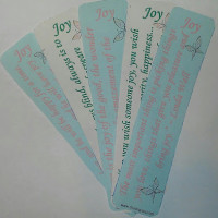 Valentine’s Day Gift, Free Love Joy Printable Bookmarks