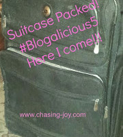 Packed for Blogalicous, #Blogalicious5, Joy!!!!
