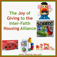 The Joy Of Giving To The Inter-Faith Housing Alliance