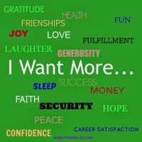 I Want More… Joy