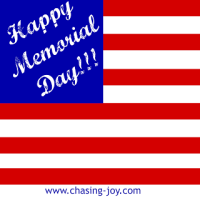 Chase Joy on Memorial Day