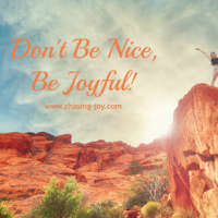Don’t Be Nice! Be Joyful!