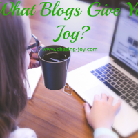What Blogs Give You Joy?