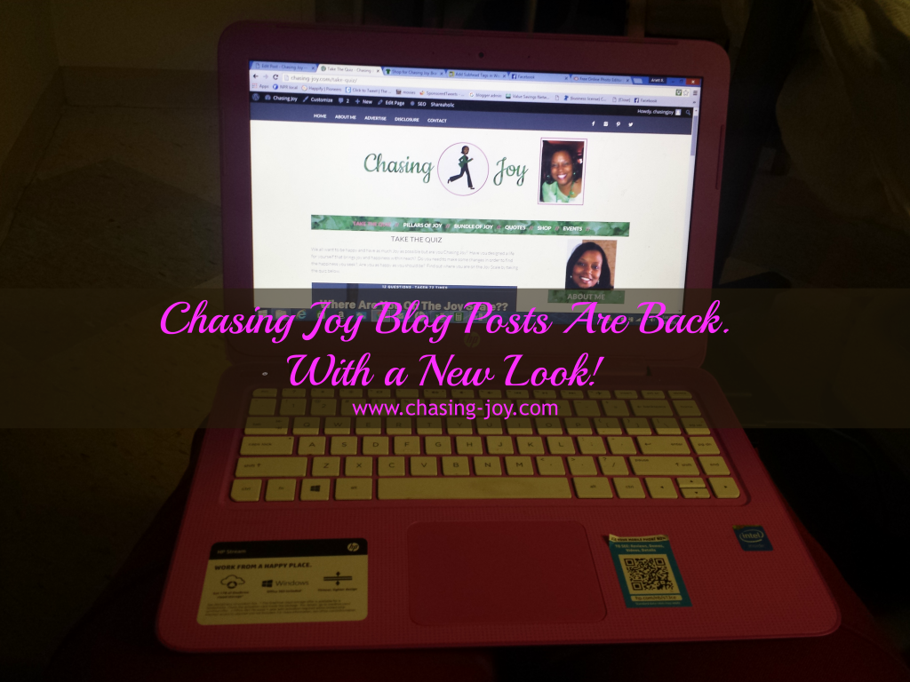 Chasing Joy Blog Posts