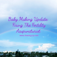 Baby Making Update: Firing The Fertility Acupuncturist