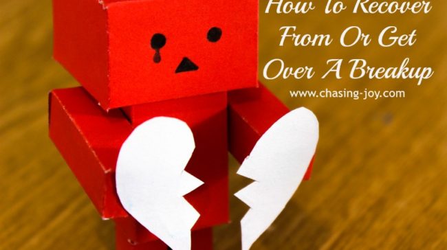 How To Recover From Or Get Over A Breakup