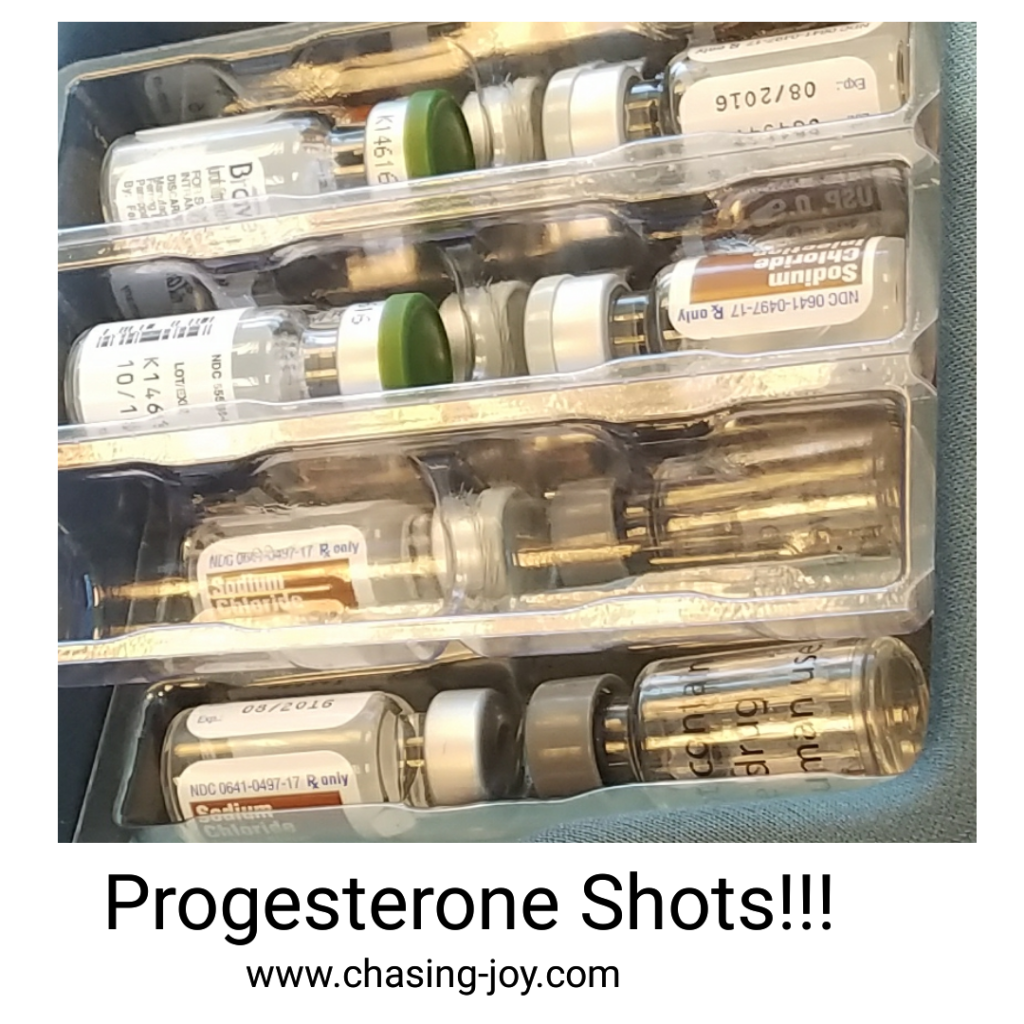 Progesterone shots