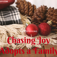 Chasing Joy Adopts a Family #JoyOfGiving
