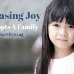 Help Chasing Joy Adopt A Family for Giving Tuesday. The goal is to gift a family in need gift cards for a holiday meal, decor, and gift giving.  #JoyofGiving